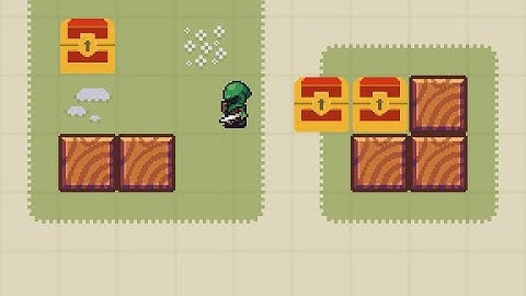 Construct 3 Demo : Push objects in tile-based game (Sokoban style)
