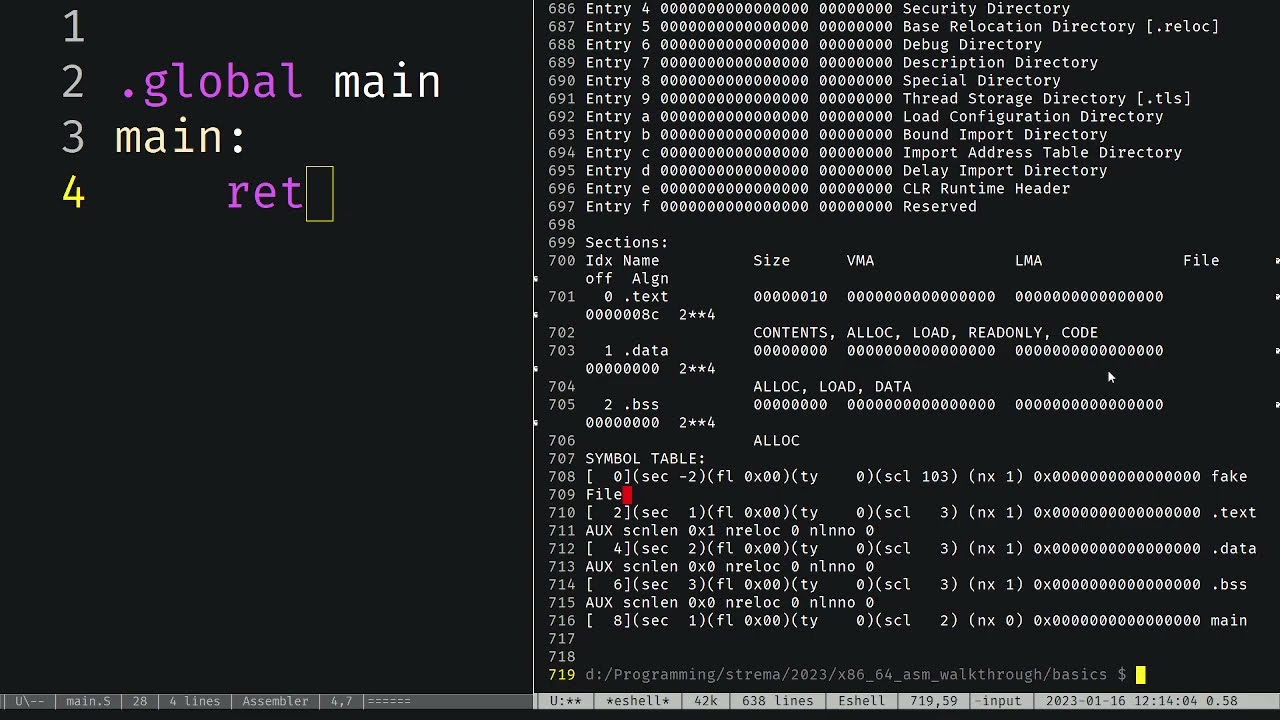 ASSEMBLY | x86_64 | Questions Encouraged!!