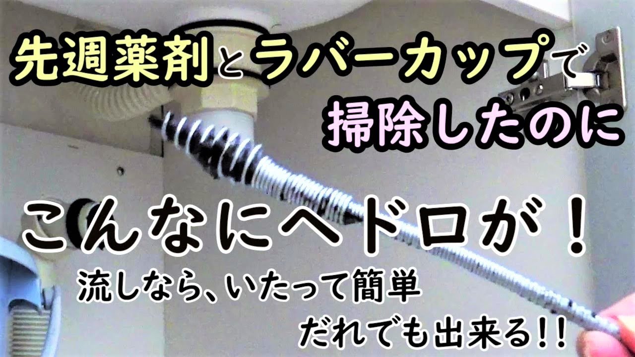 誰でも出来る洗面台の詰まり解消 ラバーカップ スッポン と薬剤の使い方や注意点 Youtube