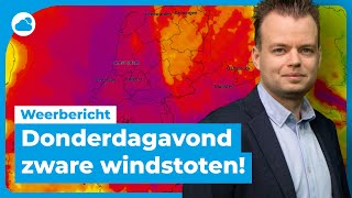 Weerbericht: donderdagavond enige tijd storm?