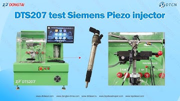 DTS207 common rail injector test bench  test Siemens Piezo injector
