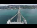 4K Turkey Istanbul Bosporus Bridge Drone View Helicopter Footage Coup FPV RC