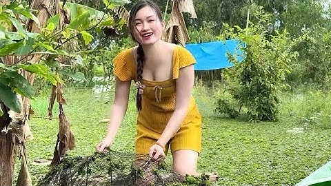 Bẫy 12 Cửa Phía Sau Nhà Trúc Phương Bắt Bầy Cá Ngon🤗🤗🤗