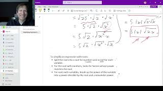 Math 98 8.1 3 - Simplifying Roots - Examples
