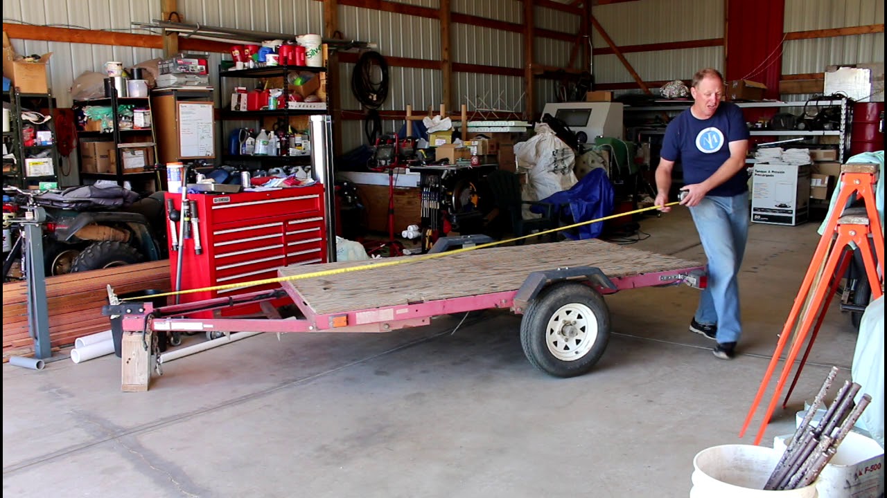 Harbor Freight 1720# Super Duty Utility Trailer Long Term Review - Youtube