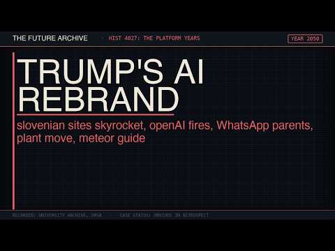 2050 Historian Uncovers Trump AI Rebrand & OpenAI Purge in 2026
