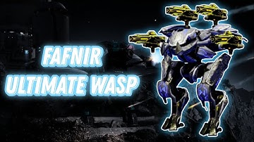 WR | Ultimate Wasp FAFNIR - Test Server Gameplay | War Robots 