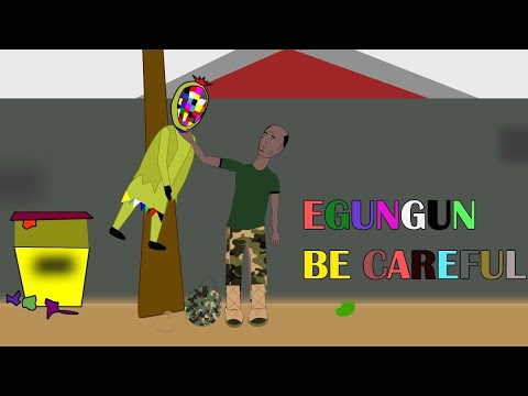 EGUNGUN BE CAREFUL Cartoon |A4toons (Splendid TV) (Splendid Cartoon)