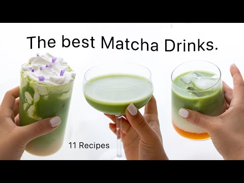 Iced Matcha Drinks to make all Summer long  super easy
