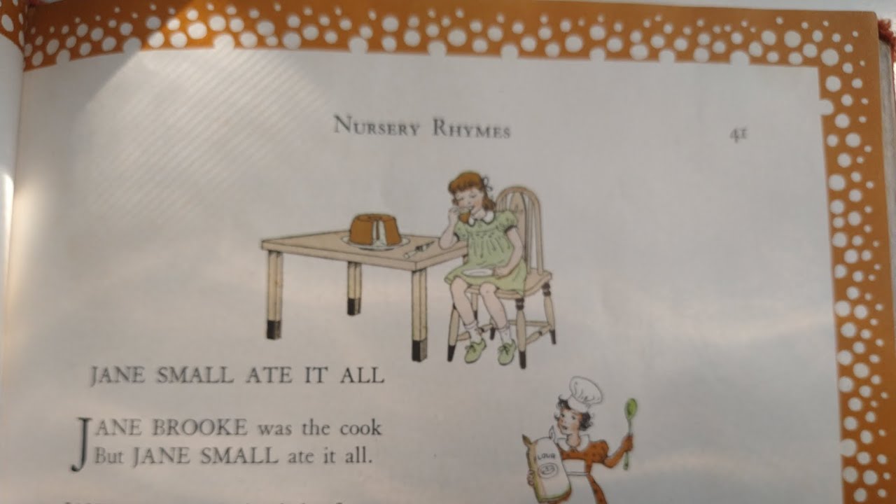Jane small ate it all...! A children's poem reading. YouTube