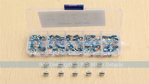 100Pcs 10 Values Variable Resistor
