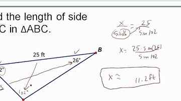 Trig Ratios III: Examples 3 and 4 (Part 1)