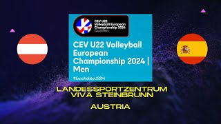 CEV U22  2024 QUALIFIERS MEN Austria vs. Spain