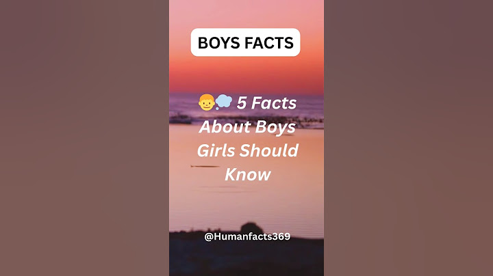 5 Facts About Boys Girls Should Know About.... #shorts #psychologyfacts #subscribe