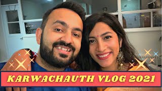 Karwachauth Vlog 2021 | We both fasted ❤️ | Our High-Tech Karwachauth 😜| Canada Vlog | Hindi Vlog
