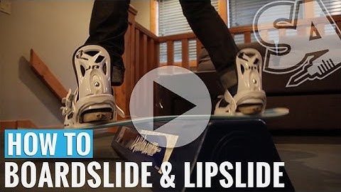 Balance Bar Training: How To Boardslide & Lipslide On A Snowboard