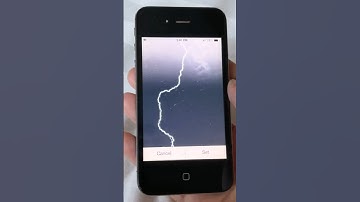 Thunderstorm on iPhone!
