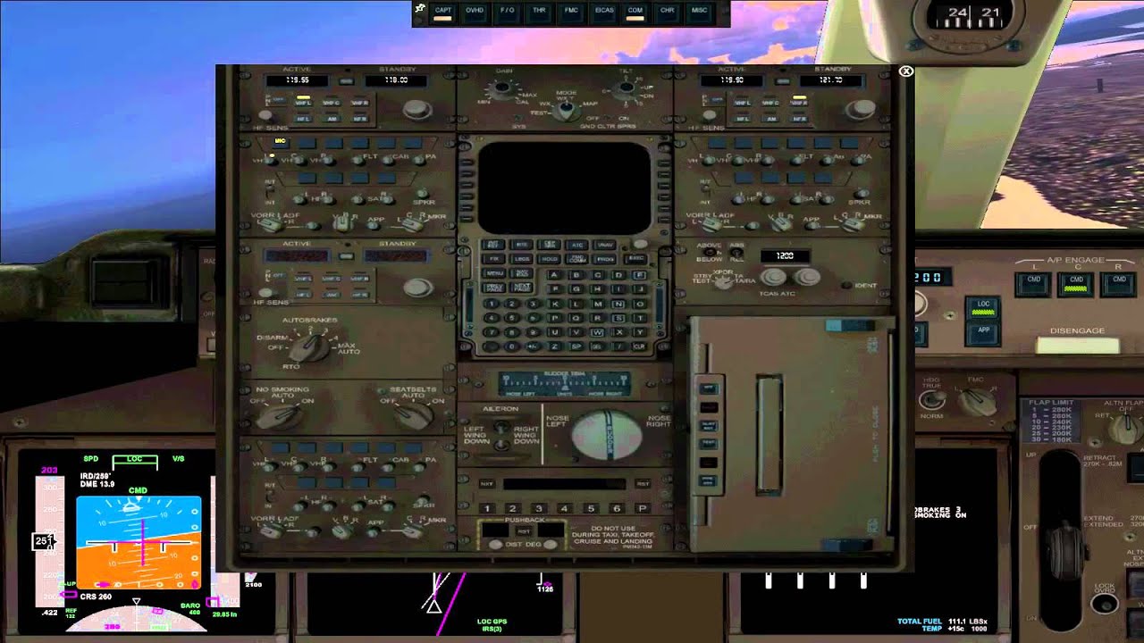 B747-400の独特なシートベルト音 / B747-400 Fasten Seat Belt Chime 