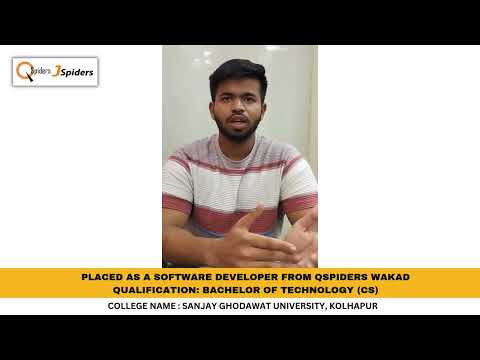 My Placement Story as a Software Developer | QSpiders Wakad