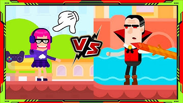 Bowmasters Latest update all character unlocking - new character Android-iOS Tournament game 2025