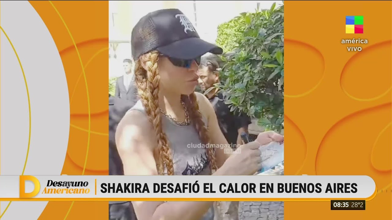 🎤 SHAKIRA en el país: salió a saludar a sus fans y habría pedido más seguridad