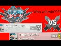 Clone Armies insane multiplayer battle??Sliver rank nub vs Gold rank pro.