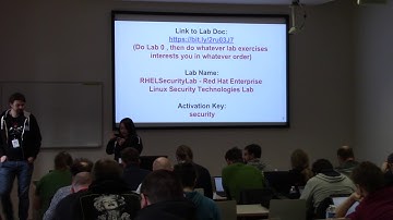 Red Hat Enterprise Linux Security Technologies Lab