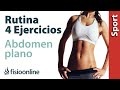 4 ejercicios para conseguir un abdomen plano - Pierde barriga rápidamente