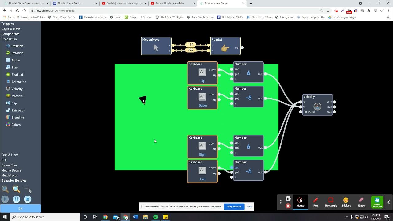 Creating Asteroids Shooter Flowlab YouTube