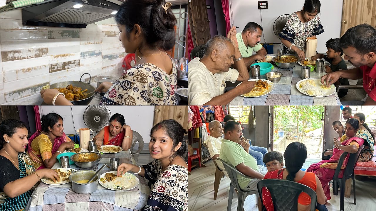 অনেক দিন পর আজ মা বাবা এবং বাড়ির সবাই আসলো আমাদের বাড়িতে…🥰🤗