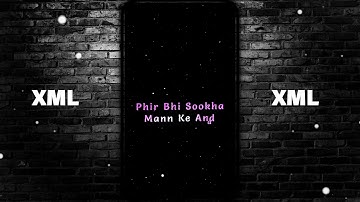 RE KABIRA 🥺🥀 || NEW TREND XML || TREND XML || PRESET BY Sifat Man Editz 💜