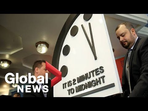Doomsday clock remains at 2 minutes to midnight due to fake news, climate change