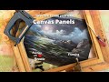 How To FRAME A Canvas Panel // Step by Step // Easy for in home use