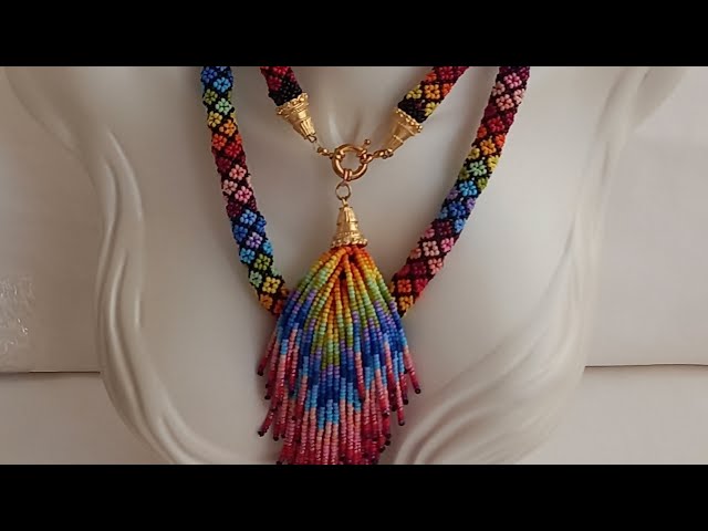 Tüp Kolye Yapımı Bölüm1 |  Tubular Necklace Tutorial DIY Episode1