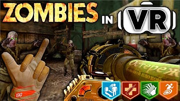 You need to see COD Zombies in Virtual Reality... | Contractors VR Zombies Mods