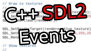 SDL2 Tutorial: How to handle Mouse and Keyboard Events