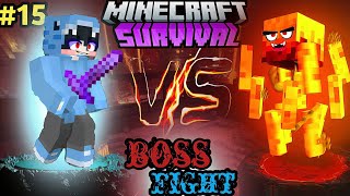 1 V 2 FIGHT IN NETHER 😰 | PE | MINECRAFT SURVIVAL SERIES EP 15 | KYA HOGA AB | 😱