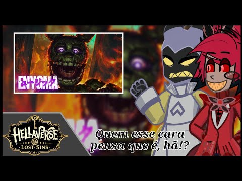 GC | Hazbin Hotel reagindo ao rap Springtrap/William Afton | Sua Agonia (Enygma)