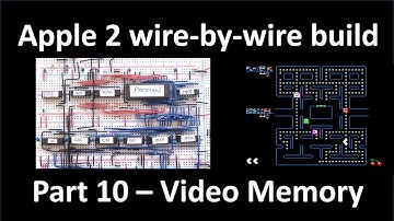 Apple 2 wire-by-wire build, Part 10.  Video memory interface.