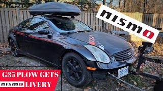G35 Snow Plow Gets a NISMO Livery