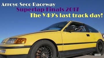 1990 CRX Si Last Track Day - ASR Superlap Finals 11/18/17