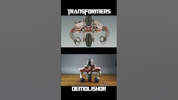 DEMOLISHER transform - Short Flash Transformers Series (Stop Motion) #shorts