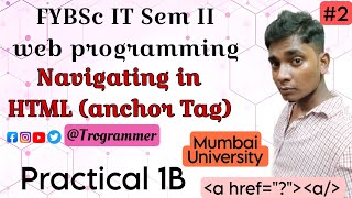 navigating in HTML | web programming|FYBSc IT |Mumbai University| #trogrammer
