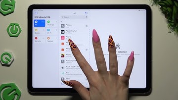 iPad Air Wi-Fi - Edit Saved Password in Passwords Manager | Update Login Info