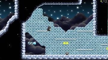 SuperTux 0.4.0 Cave Run 6 times speed