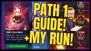 The Crucible Path 1 Guide! Legendary Difficulty! EASY Clear And Lots Of Cheese Fights!