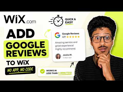 How to Add Google Reviews to Wix (Free & No code)