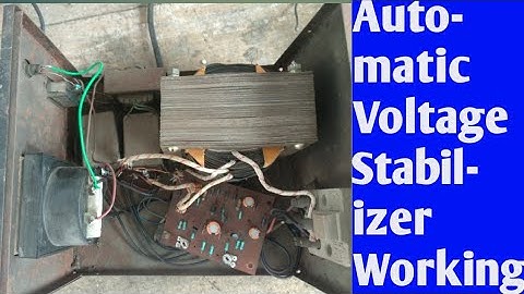Automatic Voltage Stabilizer Working|How To Work Automatic Voltage Stabilizer For Main line|Fridge|