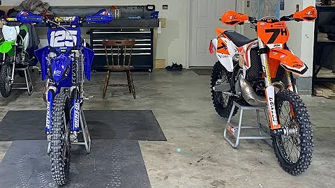 Raw 2 Stroke Sound - YZ125 vs 250XC