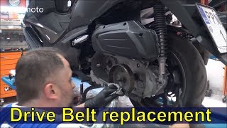 Drive Belt replacement on a scooter SYM CruiSym 300cc